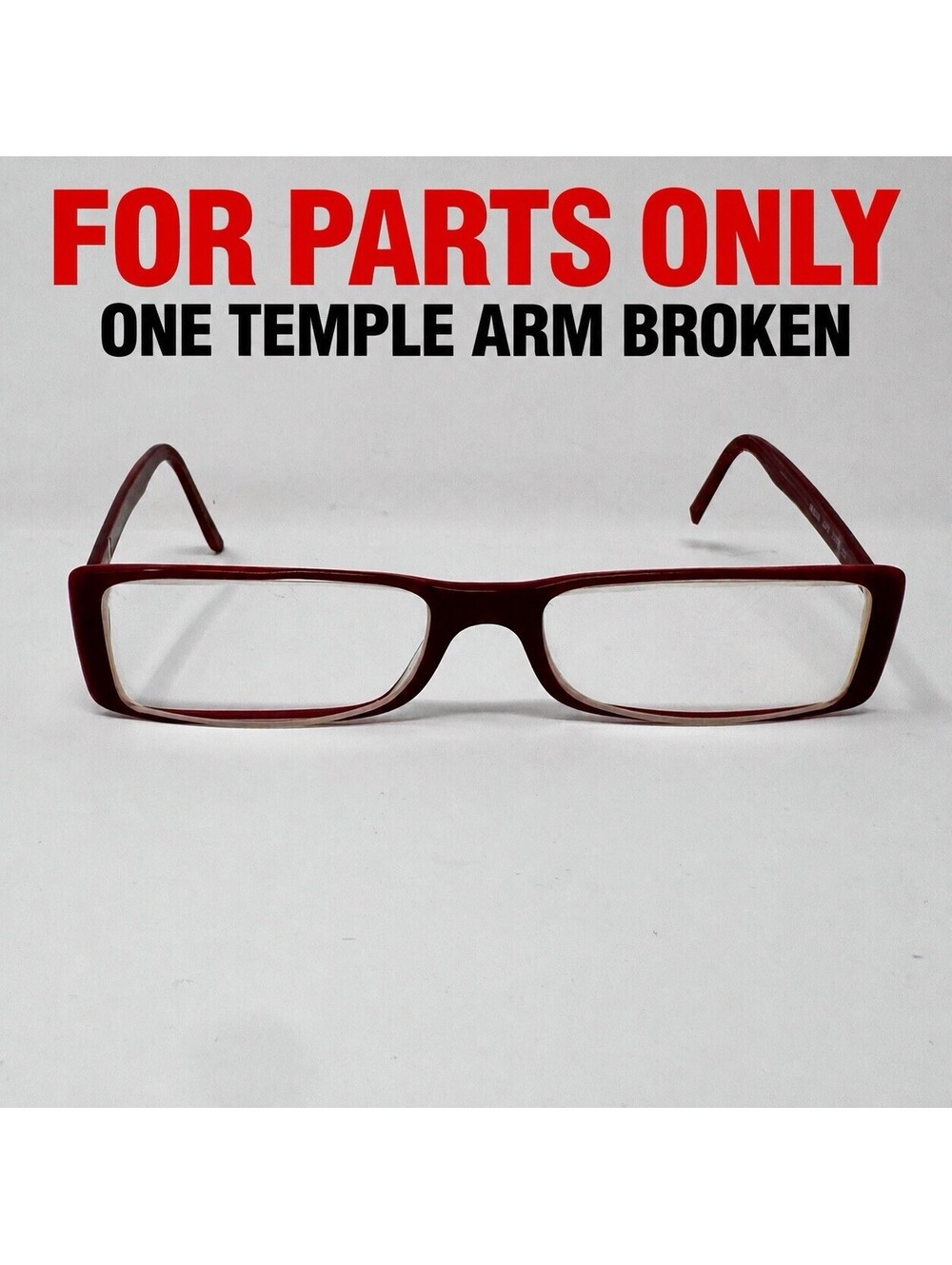 Ray-Ban RB5114 5112 Red Burgundy Eyeglass Frames 52-16-135 Parts Repair